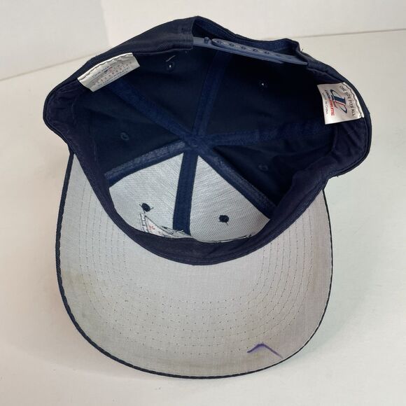 Vintage Anaheim Angels SnapBack Hat, Dark Blue, Logo Athletic, Wing Logo - Picture 4 of 9